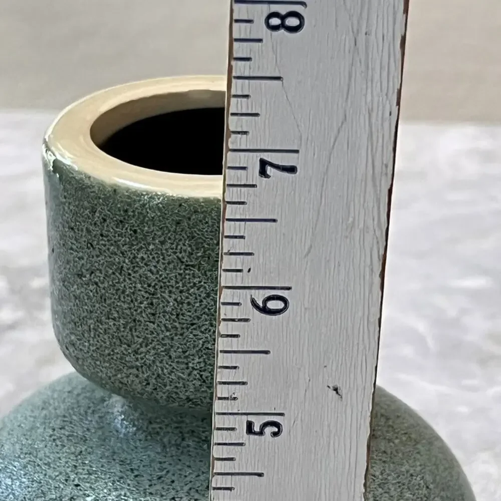 Bloomingville Green Ceramic Candle Holder 7